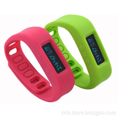 Smart Bluetooth Bracelet, 0.91" OLED, Bluetooth 2.1, BT Sync to Mobile, Pedometer & Sleep Monitoring